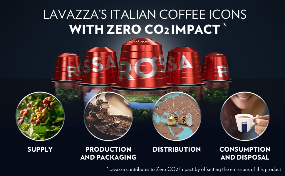 Lavazza Qualità Rossa | Nespresso Compatible Aluminium Capsules | Pack of 10 | Intensity 10 | 57g