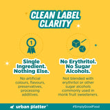 Urban Platter Monk Fruit Juice Concentrate 60ml ( 100% Fruit Based, Clean Label, No-Erythritol, Everyday Use Sweetener)