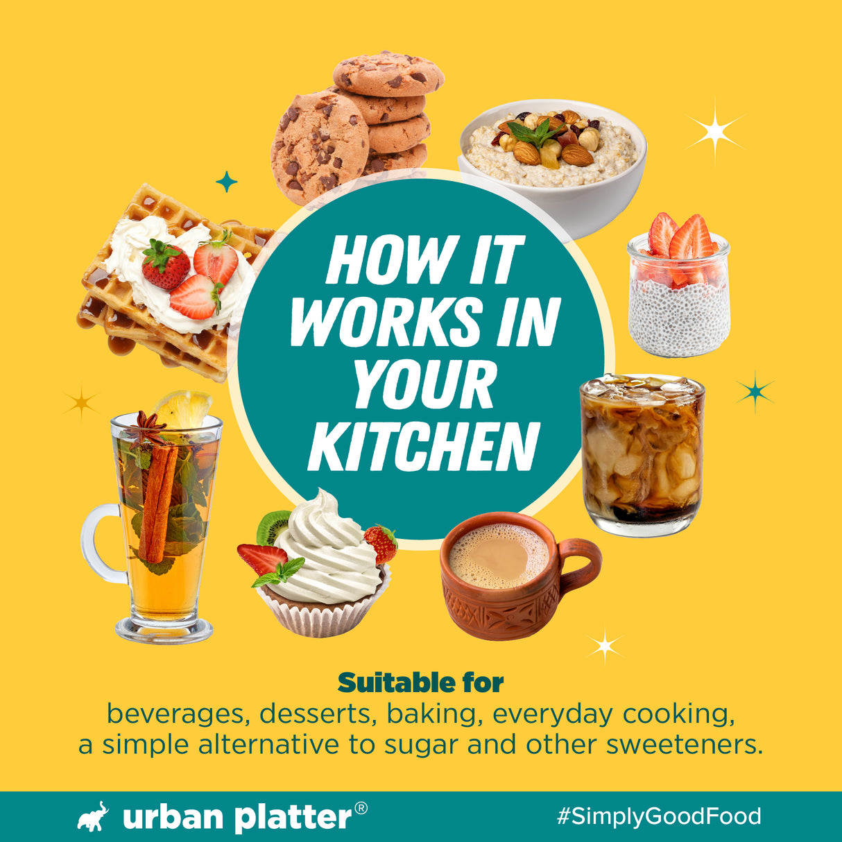 Urban Platter Monk Fruit Juice Concentrate 60ml ( 100% Fruit Based, Clean Label, No-Erythritol, Everyday Use Sweetener)