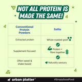 Urban Platter Moringa Superfood Sattu, 700g (High Protein & Fibre | Natural Coolant | Mid-Meal Drink | Traditional Plant Protein)