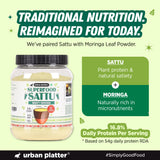Urban Platter Moringa Superfood Sattu, 700g (High Protein & Fibre | Natural Coolant | Mid-Meal Drink | Traditional Plant Protein)