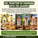 Mustard Oil, 1L (Unrefined Kacchi Ghaani Sarson Oil, High in Omega-3 & MUFA, Cholesterol Free & Trans-Fat Free | Indian Cooking Oil)