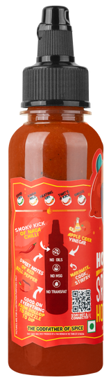 Hotchaa! Naga Chilli Sriracha Sauce, 170g (Made of Smoky, Tangy and Spicy Flavour , NO MSG, No Oil, Vegan)