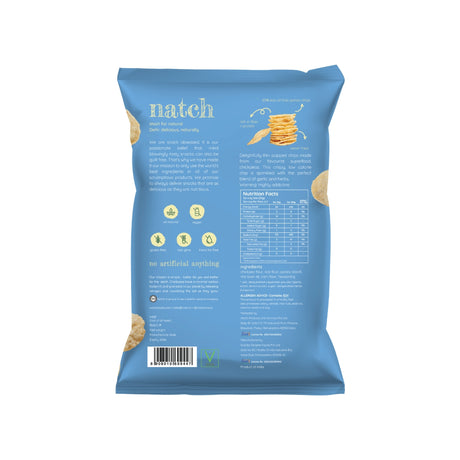 Natch Garlic & Herb Popped Chips, 55g