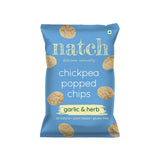 Natch Garlic & Herb Popped Chips, 55g