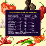 Hotchaa! Bhut Hot Ketchup, 170g (Made with Global Flavours & Desi Spice, NO MSG, Made with Bhut Jalokia, Smoky, Bold, Tangy, All in 1, Flavourful, )