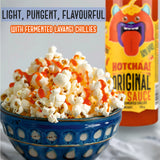 Hotchaa! Original Hot Sauce, 170g (Made with Fermented Chillies, NO MSG, is Light, Pungent, Sharp, Spicy & Flavourful )