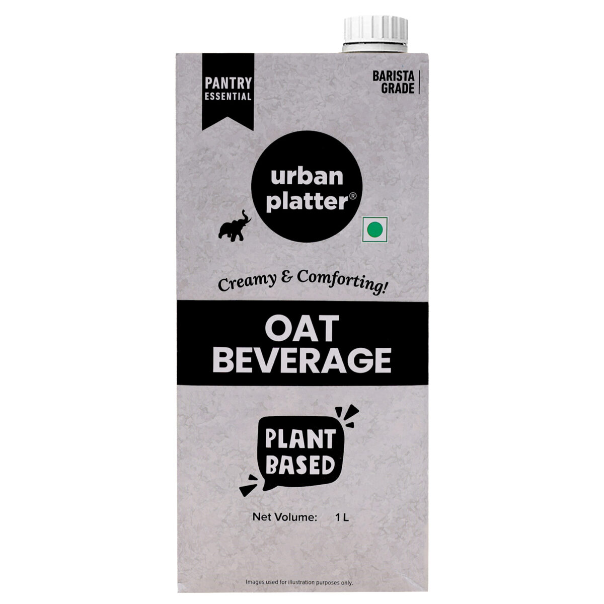 Urban Platter Oat Beverage, 1L (OatWOW | Plant Based | Barista Grade | Daily Pantry Essential | Creamy and Delicious)