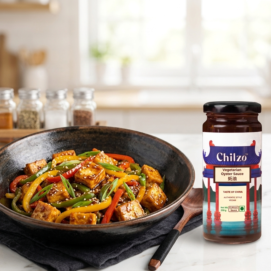 Chilzo Vegeterian Oyster Sauce, 230g (Made With Shiitake Mushrooms, No Msg, No Artificial Flavors/Colors)