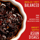 Black Bean Chilli Oil, 240g (Fermented Black Bean & 5 Chilli Blend | Umami Chilli Oil | No MSG | No Soy Sauce)