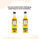 Groundnut Oil, 1L (Cold Pressed Kacchi Ghani, Unrefined, Single-Filtered, Natural Shengdana Oil for Cooking & Frying, Rich Nutty Aroma, Mungfali Tel)
