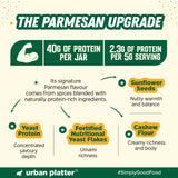 Urban Platter Keto-Friendly Parmesan Seasoning, 100g (High-Protein, Umami-Rich Cheesy Sprinkle for Pasta, Makhanas & Salads)