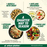 Urban Platter Keto-Friendly Parmesan Seasoning, 100g (High-Protein, Umami-Rich Cheesy Sprinkle for Pasta, Makhanas & Salads)