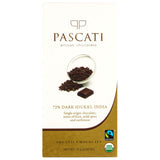 Pascati 72% Dark Idukki USDA Organic Chocolate, 75g [Pack of 2]