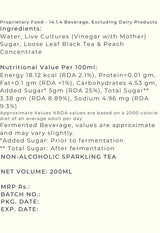 Mossant Peach Kombucha, 200ml