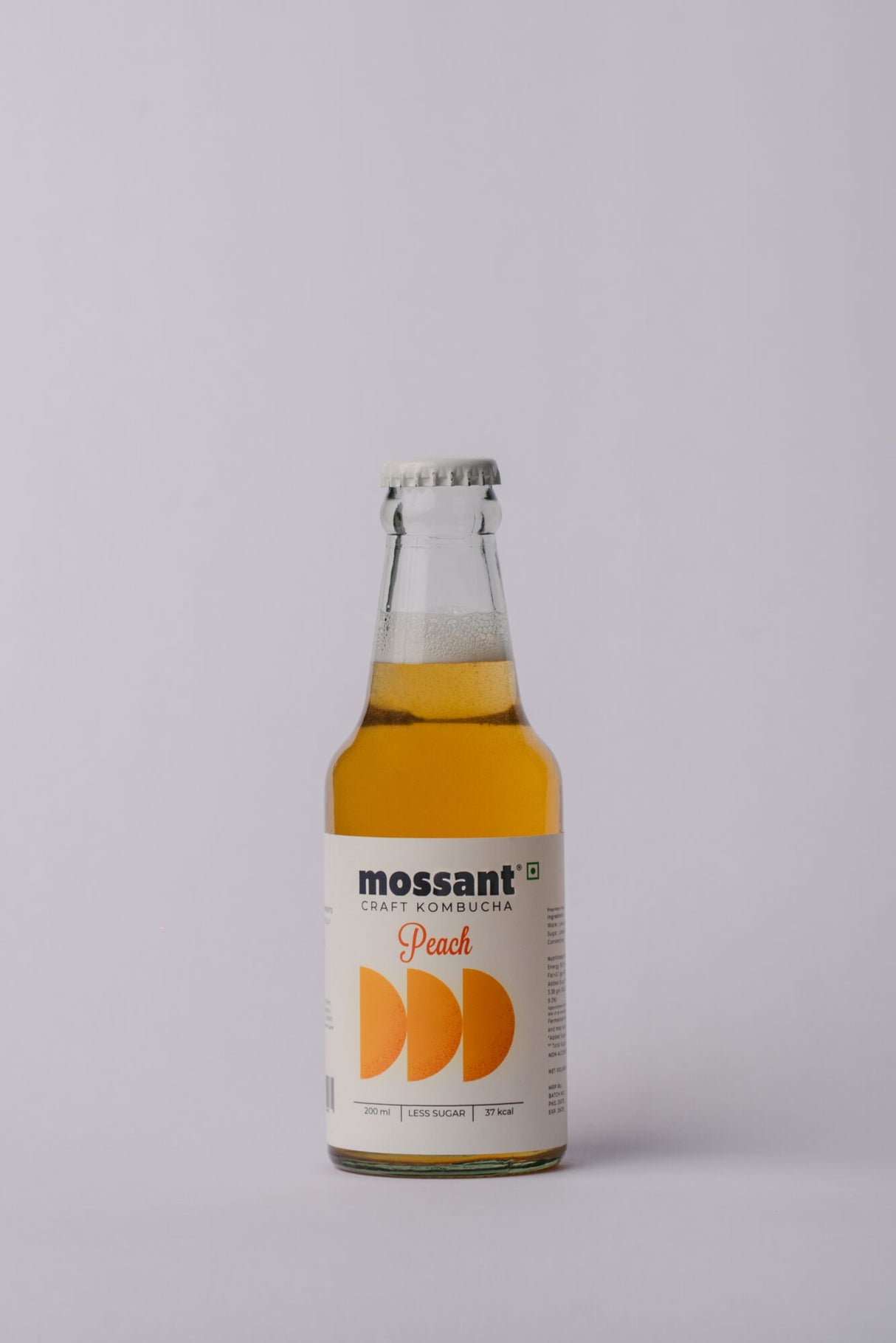 Mossant Peach Kombucha, 200ml