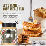 Urban Platter Natural Creamy Peanut Butter, [Unsweetened, No Added Oil]