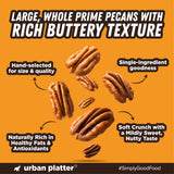 Urban Platter Jumbo Mammoth Pecan Halves, 200g (Imported from the USA | Hand-Sorted | Ideal for Snacking, Baking & Desserts)