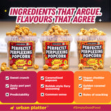 Urban Platter Perfectly Perplexing Popcorn - Peri Peri Caramel, 150g (Tub of Caramel Popcorn with Tangy Peri Peri Spice, Ready to eat snack)