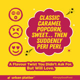 Urban Platter Perfectly Perplexing Popcorn - Peri Peri Caramel, 150g (Tub of Caramel Popcorn with Tangy Peri Peri Spice, Ready to eat snack)