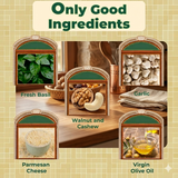 Chilzo Pesto Sauce,200g (With Parmesan Cheese and Olive Oil, No Added Sugar)