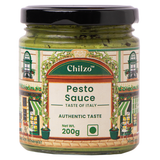 Chilzo Pesto Sauce,200g (With Parmesan Cheese and Olive Oil, No Added Sugar)