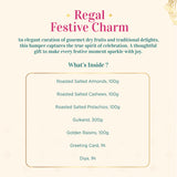 Urban Platter Regal Festive Charm Hamper (Festive Dry Fruits & Treats | Elegant Packaging | Perfect for Weddings & Celebrations)