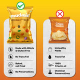 Madmix Quinoa Millet Puffs Pizza Party, 50g