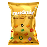 Madmix Quinoa Millet Puffs Pizza Party, 50g