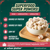 Makhana, 150g (Popped Water Lily Seeds, Source of Protein and Fiber, Unroasted and Unsalted)