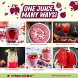 Urban Platter Canadian Pomegranate Juice, 350ml (Unsweetened, Clean Label, Contains Natural Antioxidants, Not From Concentrate) - product image 9