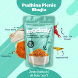 Madmix Jowar Bhujia Pudina Picnic, 125g
