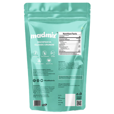 Madmix Jowar Bhujia Pudina Picnic, 125g