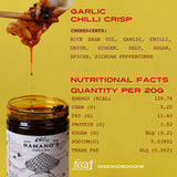 Garlic Chilli Crisp, 240g (Crispy Garlic, Onion & 5 Chilli Blend | No MSG | No Preservatives)
