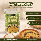 Jowar Rava, 500g (Naturally Gluten-free | Source of Protein & Fibre | A Smart Swap for Regular Sooji | Perfect for Upma, Khichdi, Porridge, Halwa & More)