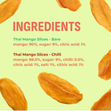 Assorted Combo Pack Of 7 (Thai Rice Chips And Thai Mango Slices), 25g x 5, 60g x 2 (Imported from Thailand | No Palm Oil, Tasty Snacks, Sun Dried Mango Slices)
