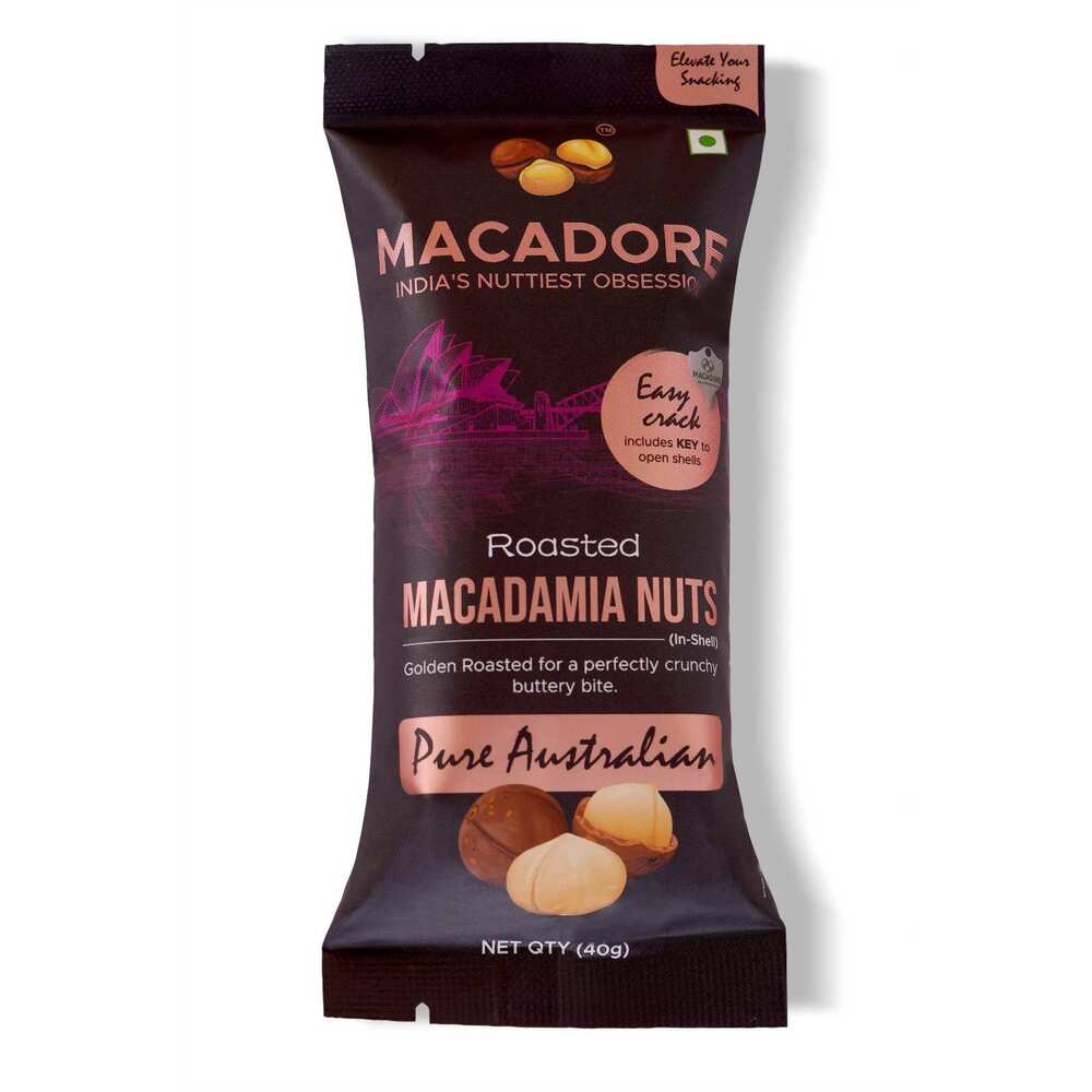 Macadore Pure Australian Roasted Macadamia Nuts, 40g