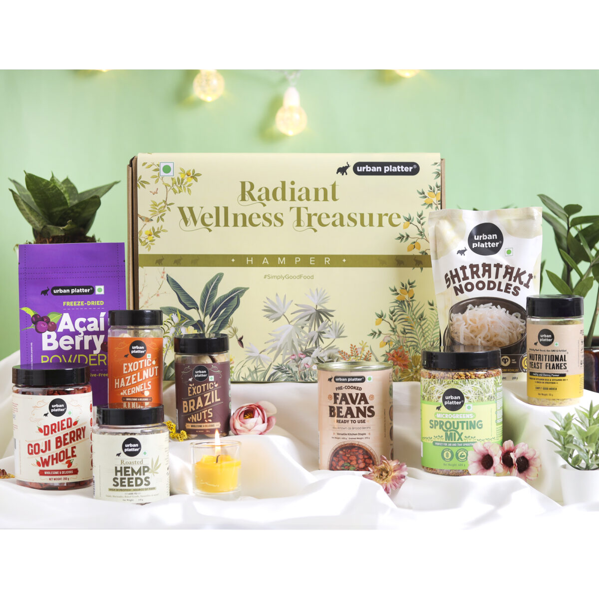 Urban Platter Radiant Wellness Treasure Hamper (Gift Hamper | Thoughtful Gifting | Festive Hampers | Corporate Gifting)