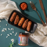 Chilzo Red Harissa,200g (Authentic Harissa, Made with Dried Red Chilies, No Artificial Colors/Flavors, Dip, Stir-fry, Marinate)
