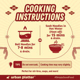Urban Platter Rice Noodles, 400g (Naturally Gluten Free, Made with Rice Flour, No Additives, Perfect for all Pan Asian Cooking)