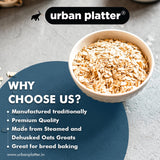 Urban Platter Rolled Oats, 2 Kg (High-fiber Breakfast Cereal / Use for Baking, Granola and Oatmeals / Rich in Beta Glucans)