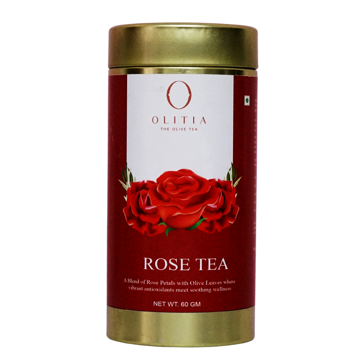 Olitia Olive Rose Tea, 65g (Tin Packing)