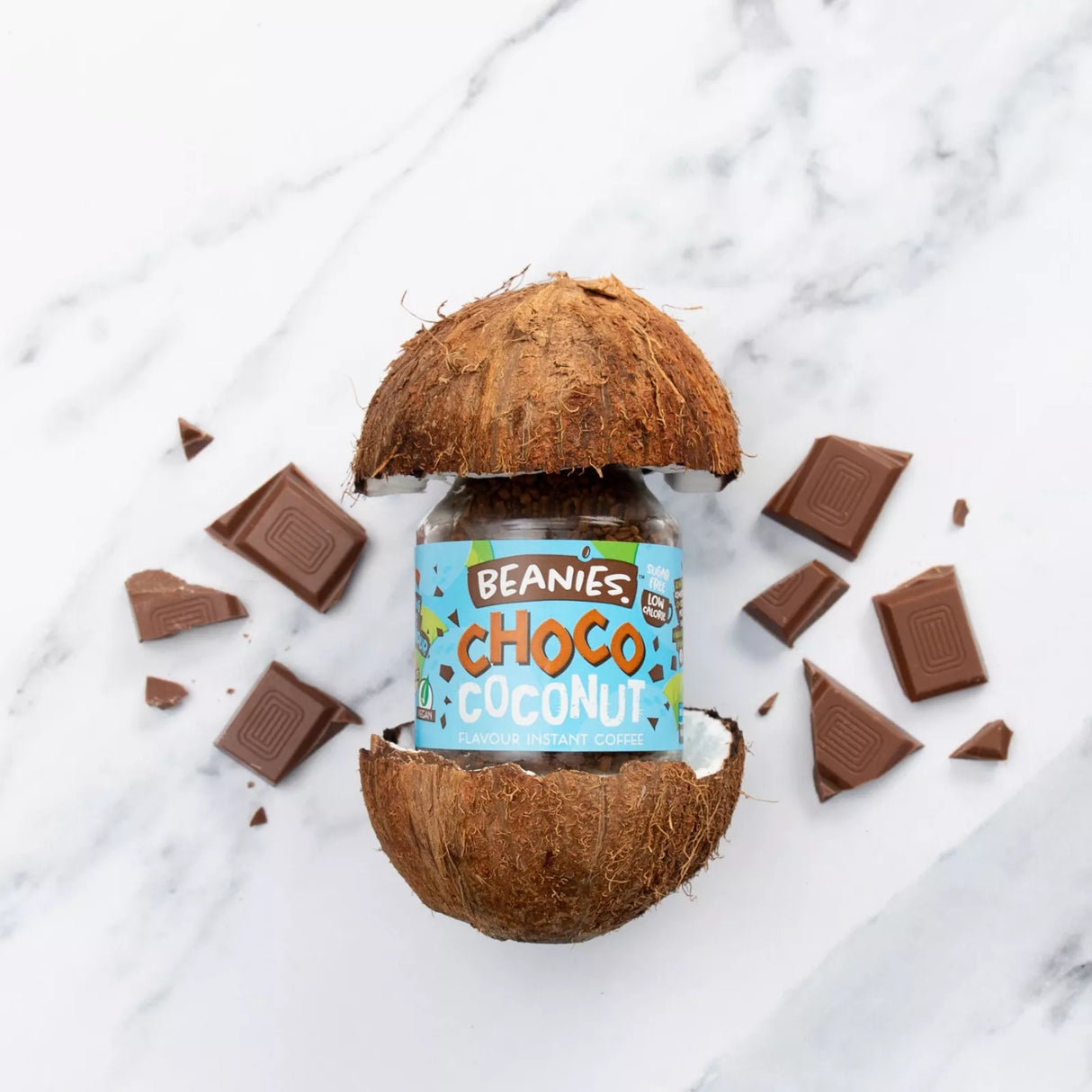 Beanies Choco Coconut Flavour Coffee, 50g