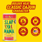 Slap Ya Mama Original Cajun Seasoning, 113g (Authentic Louisiana Cajun Spice Mix for Everyday Cooking | No MSG, No Preservatives, Gluten Free)