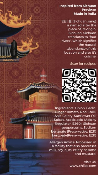 Schezwan Sauce, 200g (No Added Sugar, No MSG, No Artificial Flavors/Colors, Made with Fresh Ingredients, Gluten Free)