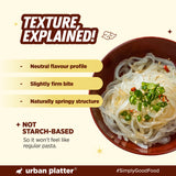 Urban Platter Shirataki Konjac Noodles, 270g (Fat-Free, Gluten-Free, Low Carb, Ready to Use)