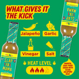 Slap Ya Mama Jalapeno Hot Pepper Sauce, 148ml (Bold Jalapeno Pepper Flavor for Everyday Cooking | No MSG, Gluten Free)