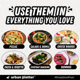 Urban Platter Sliced Black Spanish Olives, 430g (Bold, Savoury Mediterranean Flavour | Perfect for Pizzas, Pastas, Nachos & Salads)