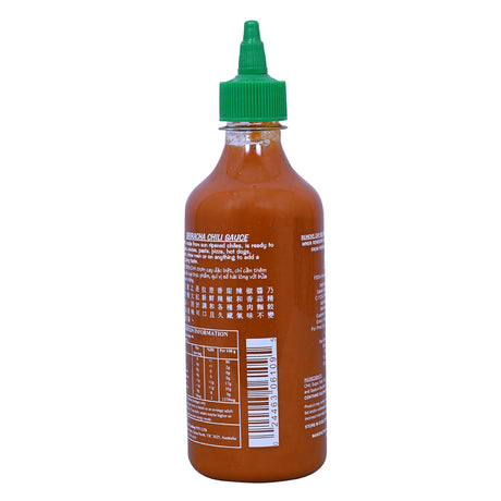 Huy Fong Foods Sriracha Hot Chili Sauce, 481g (Made with Sun-Ripened Chilies & Garlic, Spicy Dipping, Cooking & Marinade Sauce, No Artificial Colours or Flavourings)