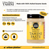 Urban Platter Tahini Paste, 500g (Smooth & Creamy White Sesame Tahina | Ideal for Hummus & Shawarma Sauce)